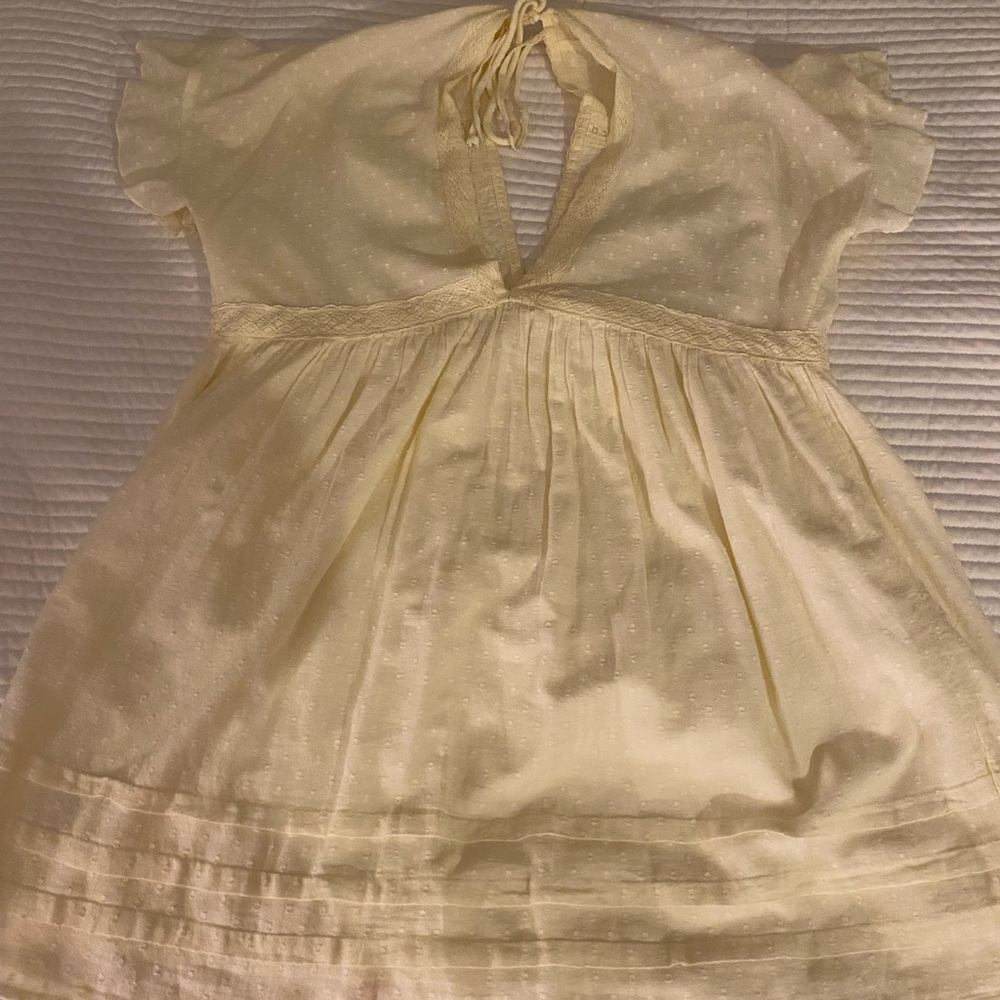 Cream colored dress